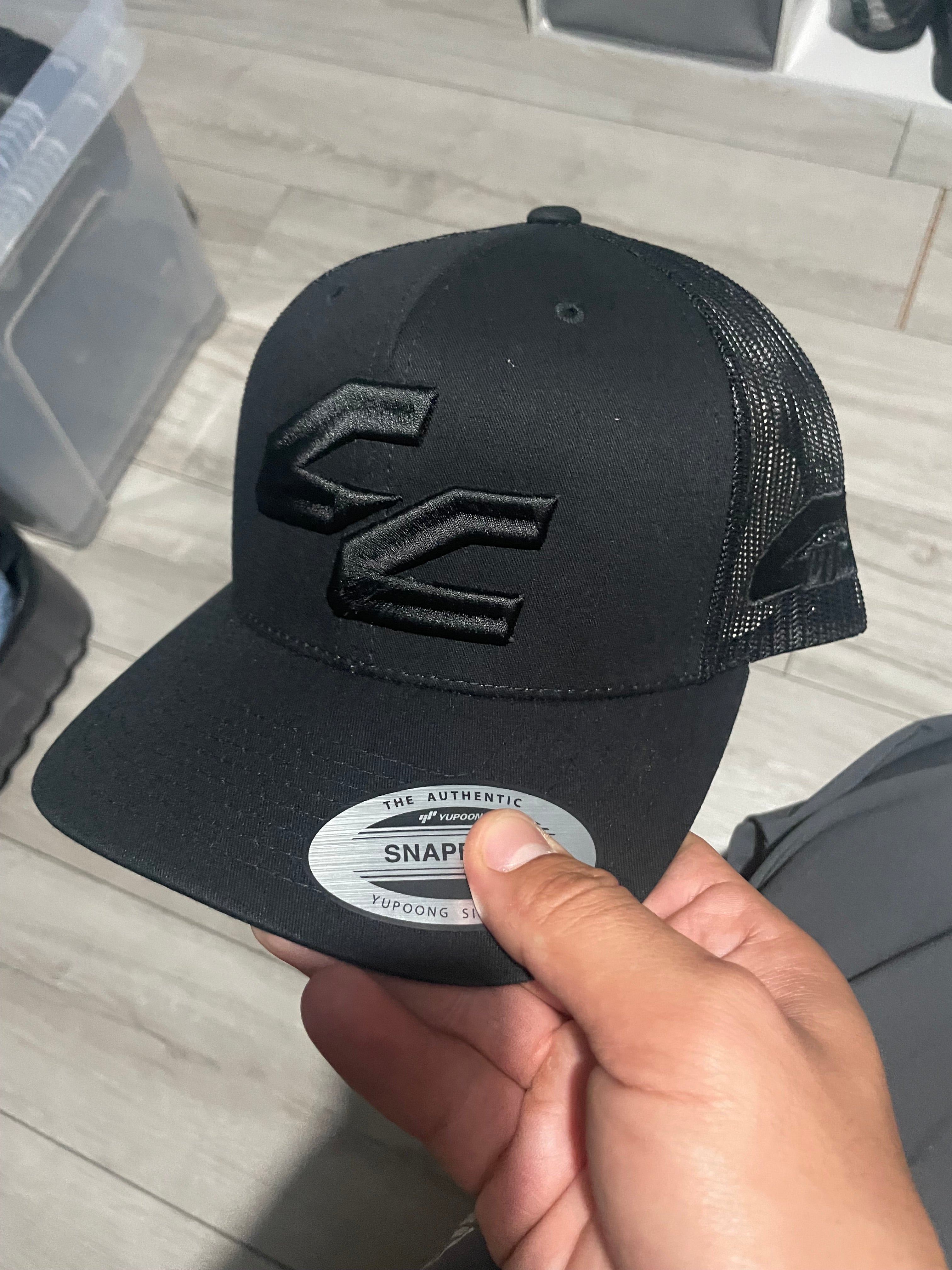 CC 3D logo - BLACK/BLACK